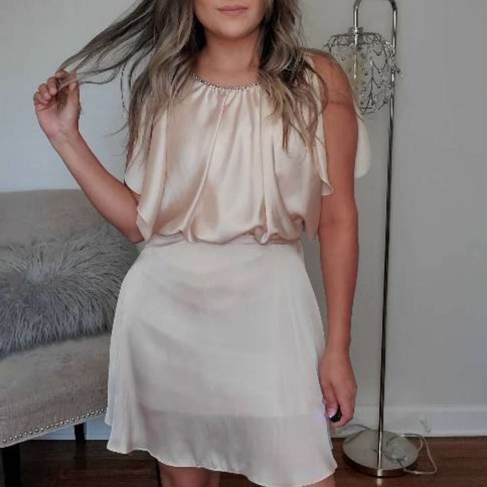 Forever 21 Cream Mini Dress